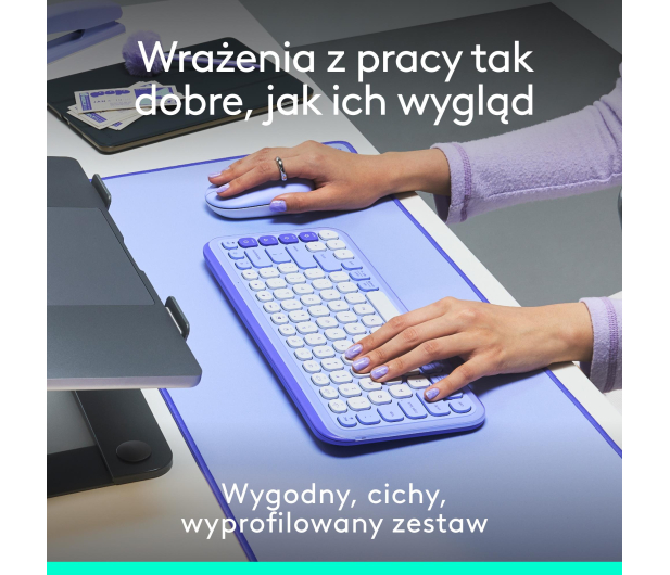 Logitech POP ICON Combo lilac - 1276190 - zdjęcie 8